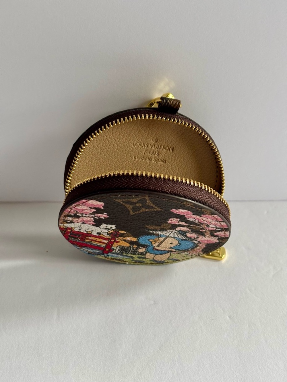 EUC LV Japanese Garden Xmas Bag Charm and Key Holder - Picture 3 of 3